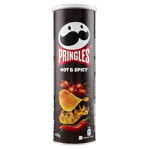 Pringles Hot & Spicy| Snack salato| Chips al gusto picante | A base di patate | Vegetariano Pringles Hot & Spicy| Snack salato| Chips al gusto picante | A base di patate | Vegetariano