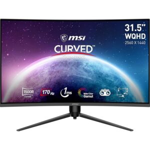 MSI G32CQ5P Monitor Gaming curvo WQHD 31