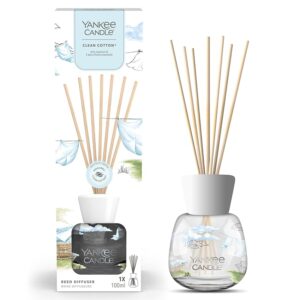 Yankee Candle Signature Diffusore a bastoncini | Clean Cotton | 100 ml | Fino a 10