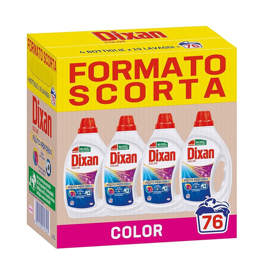 Dixan Liquido Color Detersivo lavatrice formato scorta