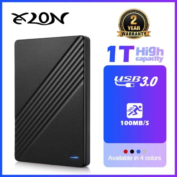 Disco rigido esterno portatile HD esterno da 1 TB HDD 500 GB 250 GB di memoria USB