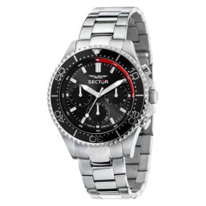 Orologio SECTOR Uomo 230 Multifunzione Acciaio Nero Limited R3253161043