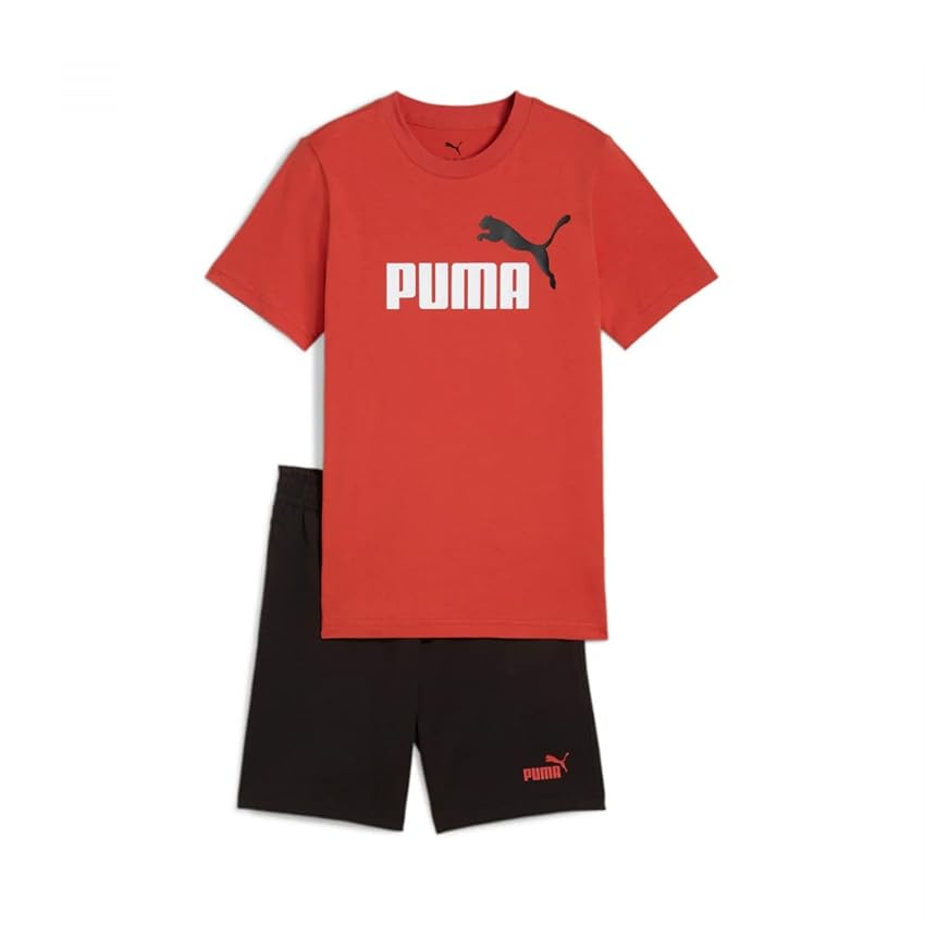 PUMA ESS 2 COLOR No. 1 Logo Tee and Shorts Set B PUMA ESS 2 COLOR No. 1 Logo Tee and Shorts Set B