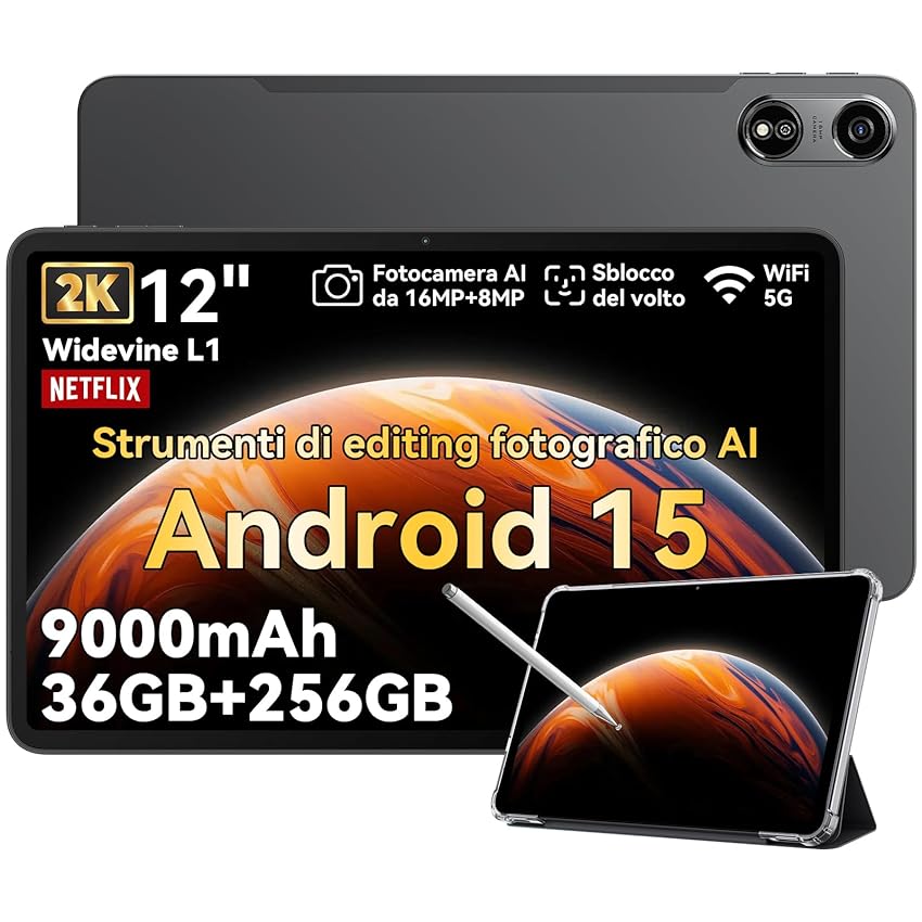 OSCAL AI Tablet 12 Pollici Android 15 Pad 100 OSCAL AI Tablet 12 Pollici Android 15 Pad 100