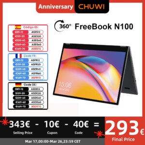 CHUWI FreeBook 360 ° Laptop Tablet 13.5 pollici FHD Touch Screen Windows 11 Intel
