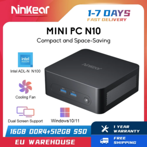 Ninkear N10 Mini PC Intel N100 fino a 3