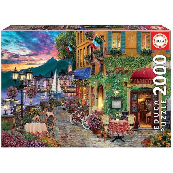 Educa - Puzzle da 2000 pezzi per adulti | Fascino Italiano. Misura del puzzle: 96