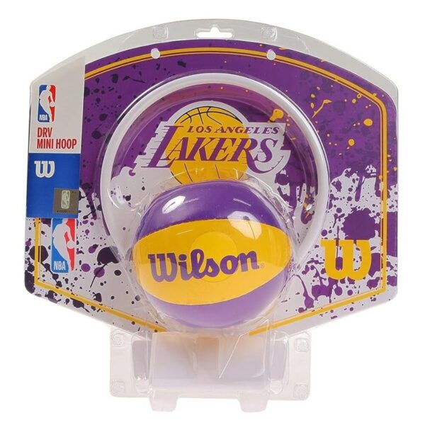 Wilson NBA Team Los Angeles Lakers Mini Hoop WTBA1302LAL