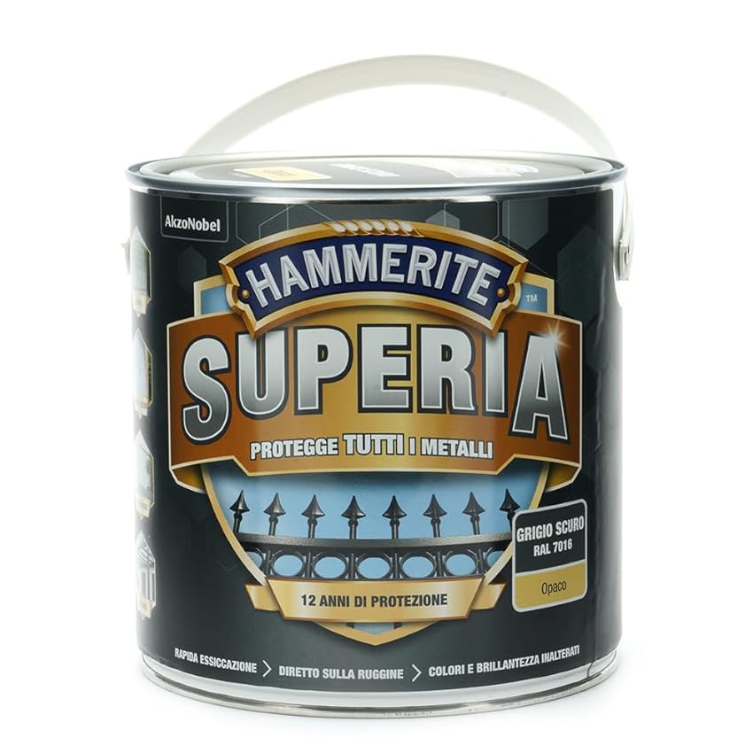 Hammerite Superia smalto metallo antiruggine interno e esterno Hammerite Superia smalto metallo antiruggine interno e esterno