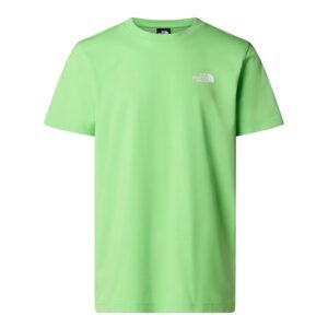 THE NORTH FACE NF0A87NG6II M S/S Simple Dome Tee T-Shirt Uomo Meta Lime Taglia M