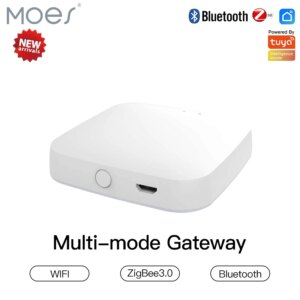 MOES Nuovo Smart Gateway multimodale ZigBee Bluetooth Mesh Hub Funziona con l'app