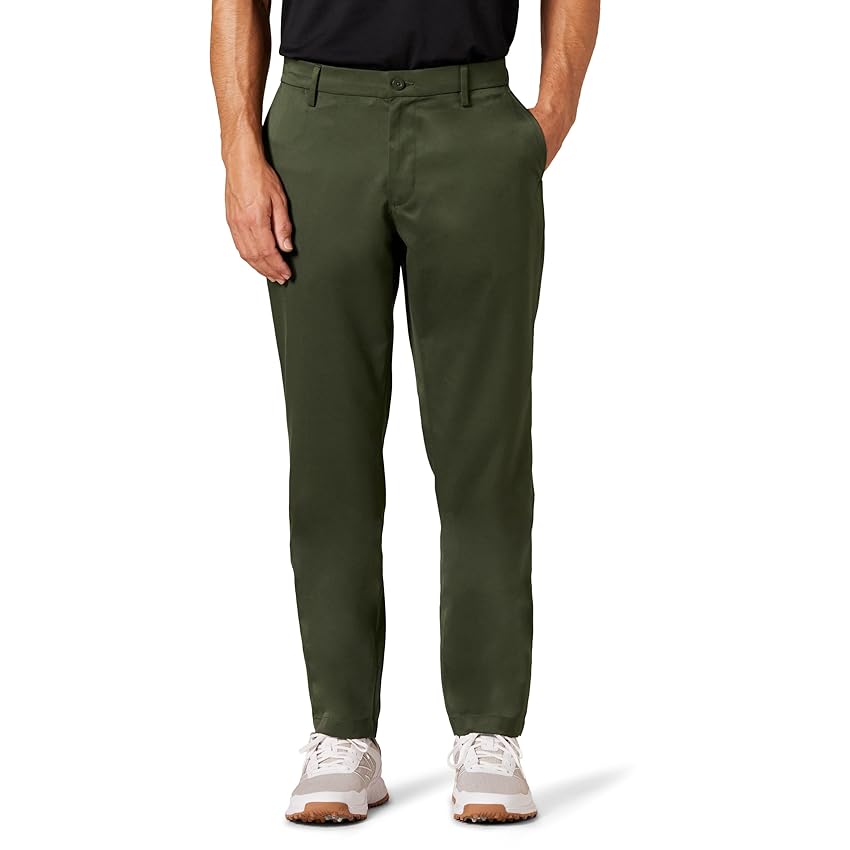 Amazon Essentials Pantaloni da Golf Elasticizzati dalla vestibilità Sportiva (Disponibili)