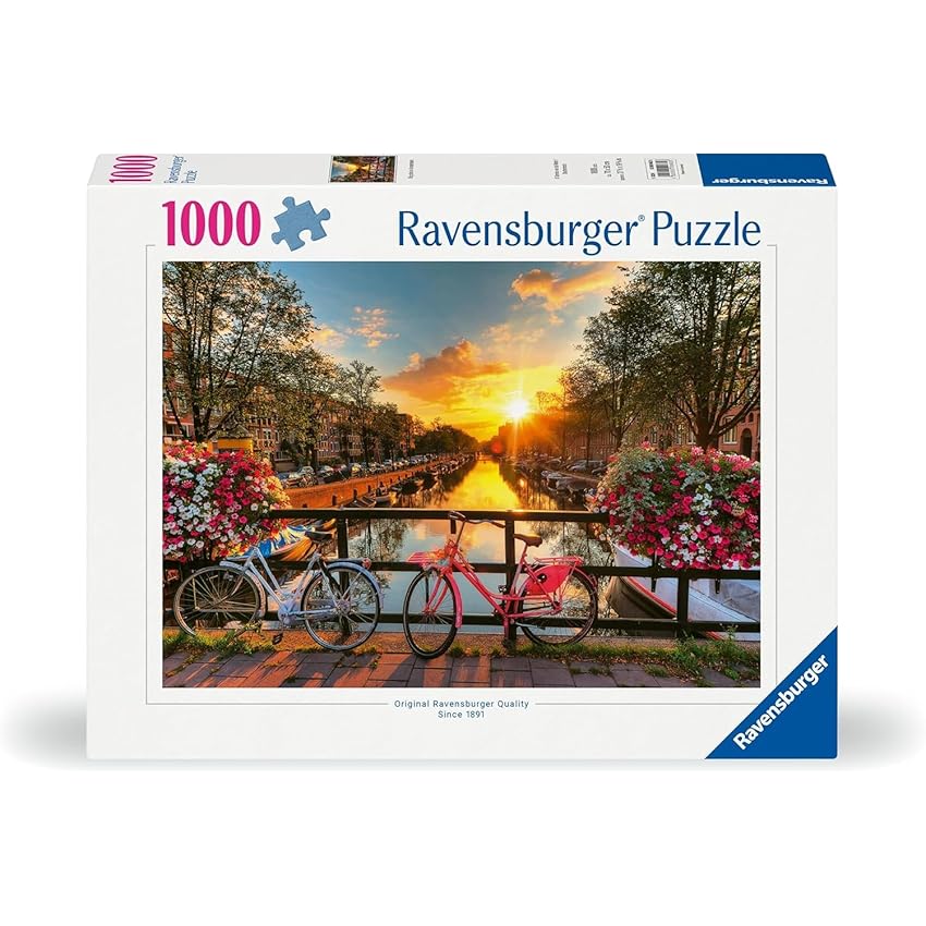 Ravensburger - Puzzle Biciclette ad Amsterdam Ravensburger - Puzzle Biciclette ad Amsterdam