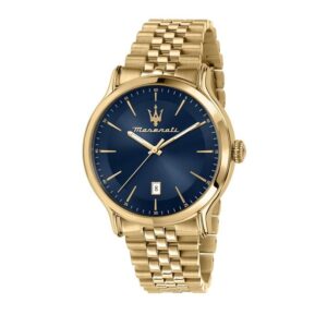Orologio MASERATI uomo Epoca datario dorato / blu Limited Edition R8853118023
