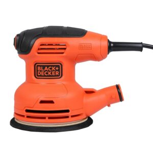 BLACK+DECKER Levigatrice roto orbitale 230W.Sacchetto raccoglipolvere incluso per