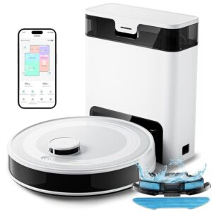 LEFANT M2 Pro Robot Aspirapolvere Lavapavimenti con Svuotamento Automatico Polvere