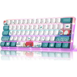 MIHIYIRY Tastiera Gaming Meccanica 60% con Interruttori rosso