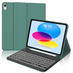 JADEMALL Tastiera per iPad 10 Generazione 2022/A16 11 Generazione 2025