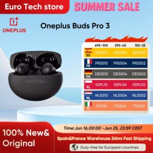 Versione globale Oneplus Buds Pro 3 TWS Auricolare Bluetooth 50dB Cancellazione attiva
