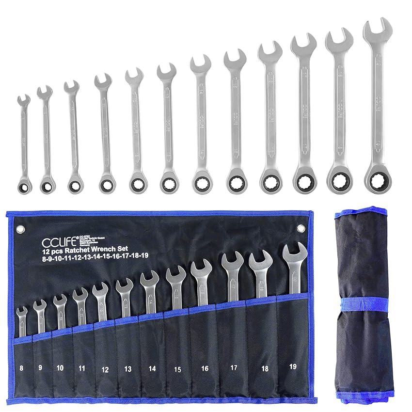 CCLIFE Set Chiavi a Cricchetto CCLIFE Set Chiavi a Cricchetto