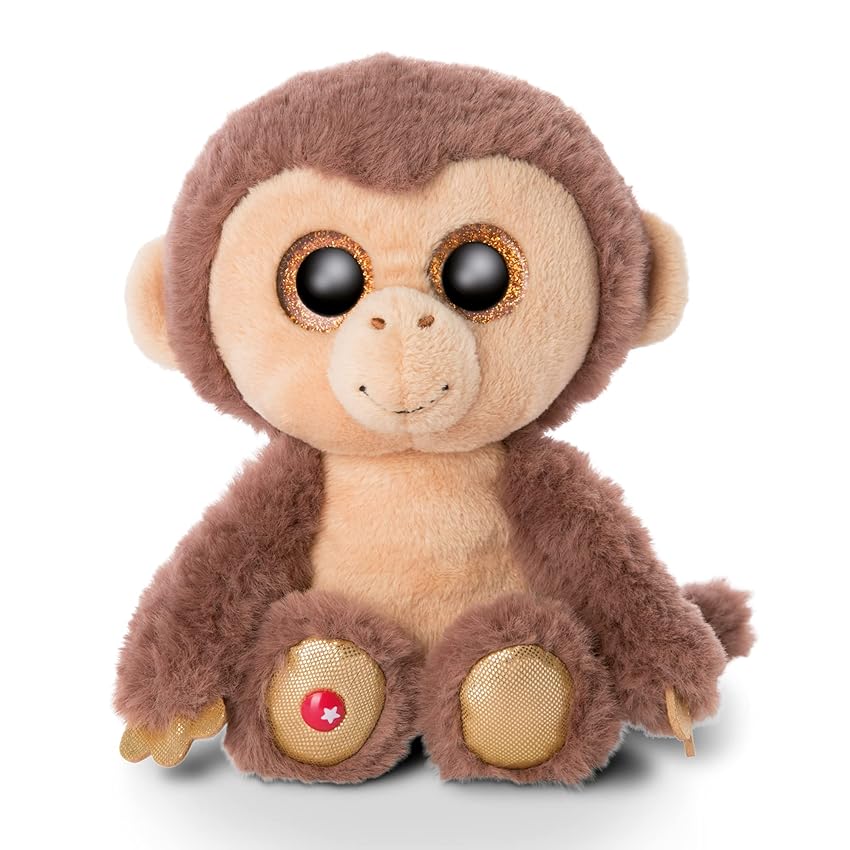 NICI Glubschis: Glubschis Hobson scimmietta Peluche 15 cm - Morbida Scimmia Giocattolo NICI Glubschis: Glubschis Hobson scimmietta Peluche 15 cm - Morbida Scimmia Giocattolo