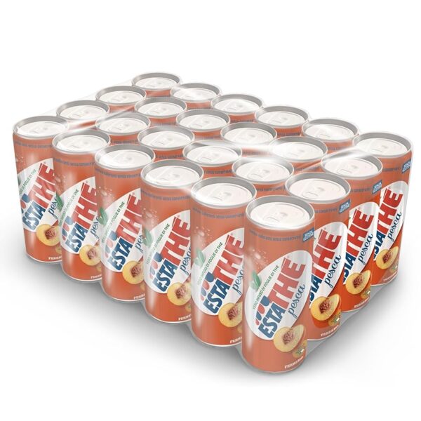 Estathé Pesca - The Freddo con Vero Infuso di Foglie di The e Succo di Pesca