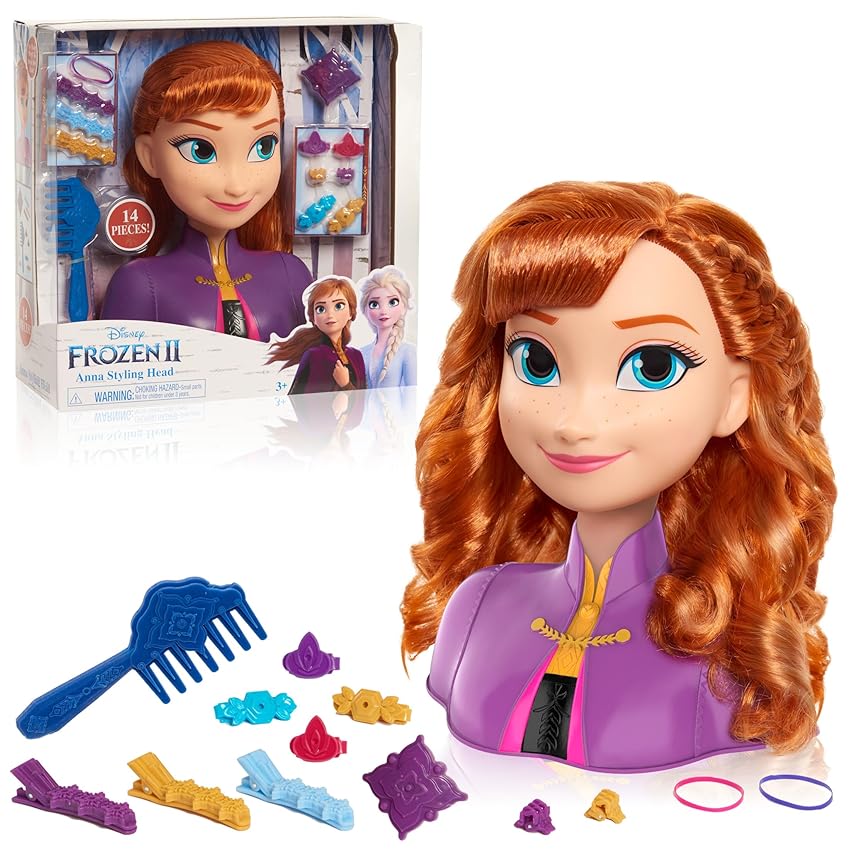 Just Play Disney’S Frozen 2 Anna 7.5-inch Styling Head Just Play Disney’S Frozen 2 Anna 7.5-inch Styling Head