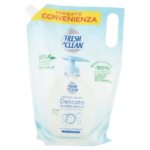 Fresh&Clean Sapone Liquido Ecoricarica Ipoallergenico Delicato 1000ml