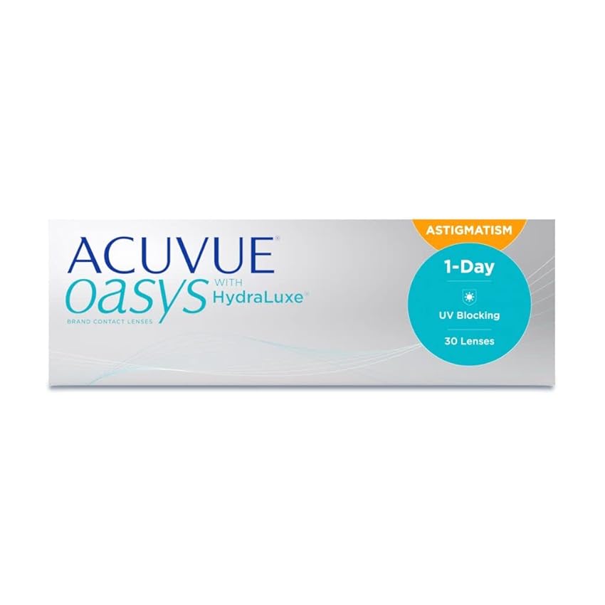 ACUVUE OASYS 1-Day per astigmatismo; Lenti a contatto giornaliere; visione chiara ACUVUE OASYS 1-Day per astigmatismo; Lenti a contatto giornaliere; visione chiara