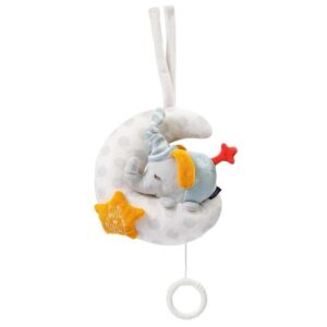 Fehn Carillon Baby Elefante della Luna Ricamo