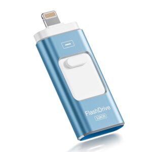 ROSPE Chiavetta USB 128GB per iPhone Certificata MFi – Memoria Esterna iPhone