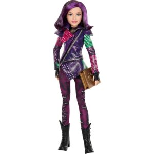 Mattel Descendants Mal Isle of The Lost Decth Anniversary Bambola alla moda con abito rimovibile