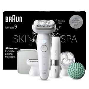 Braun Silk-épil 9 SkinSpa Depilatore Donna