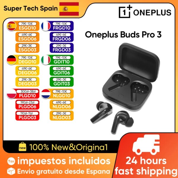 2025 versione globale Oneplus Buds Pro 3 TWS auricolare Bluetooth 50dB cancellazione