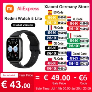 Xiaomi Redmi Watch 5 Lite Versione globale Schermo AMOLED da 1