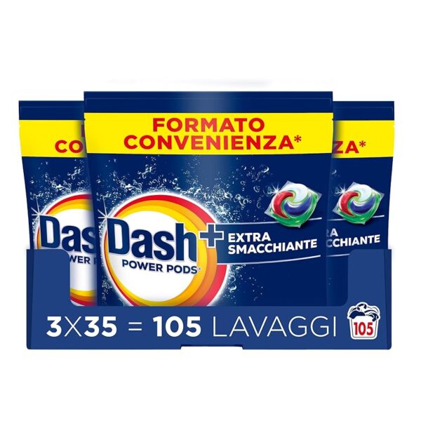 Dash Power Pods Detersivo Lavatrice In Capsule Extra Smacchiante