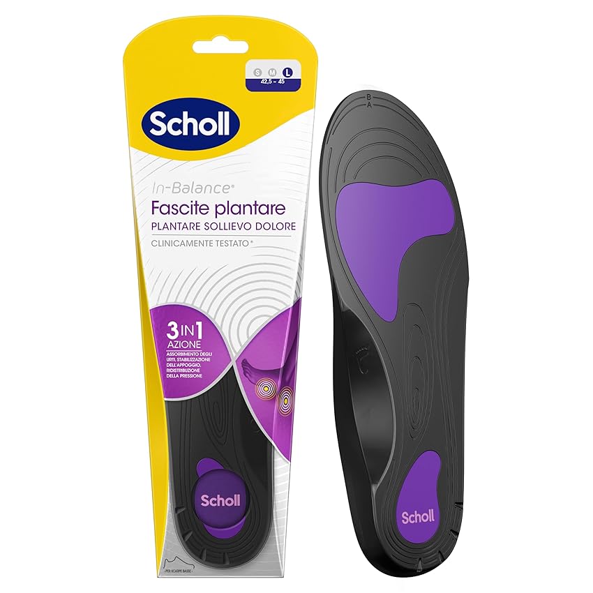Scholl In-Balance Plantare Sollievo Dolore Fascite Plantare Scholl In-Balance Plantare Sollievo Dolore Fascite Plantare