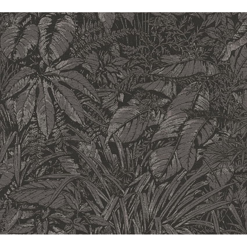 Livingwalls Carta da parati nera grigia – giungla 395606 – Carta da parati in tessuto Livingwalls Carta da parati nera grigia – giungla 395606 – Carta da parati in tessuto