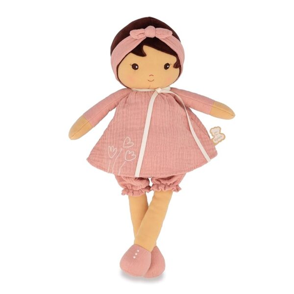 KALOO Tendresse Prima Bambola in Tessuto Amandine Bambola in Chiffon 40 cm Abito in