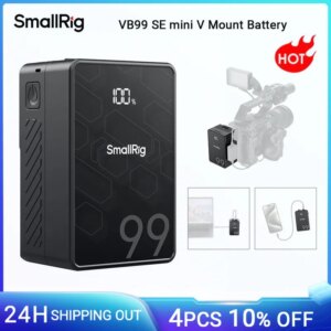SmallRig VB99 SE mini batteria con montaggio a V 99Wh / 6800mAh batteria con montaggio a V con PD65W USB