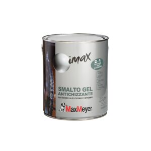 MaxMeyer Smalto ferro antiruggine a Solvente Antichizzante GRIGIO GRANA GROSSA 2