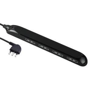Electraline 61911 Multipresa Super Slim Salvaspazio 23 mm