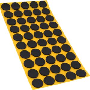 Adsamm® / 50 x antiscivolo autoadesivi/neri/Ø 20 mm/tondiiedini adesivi antisdrucciolo