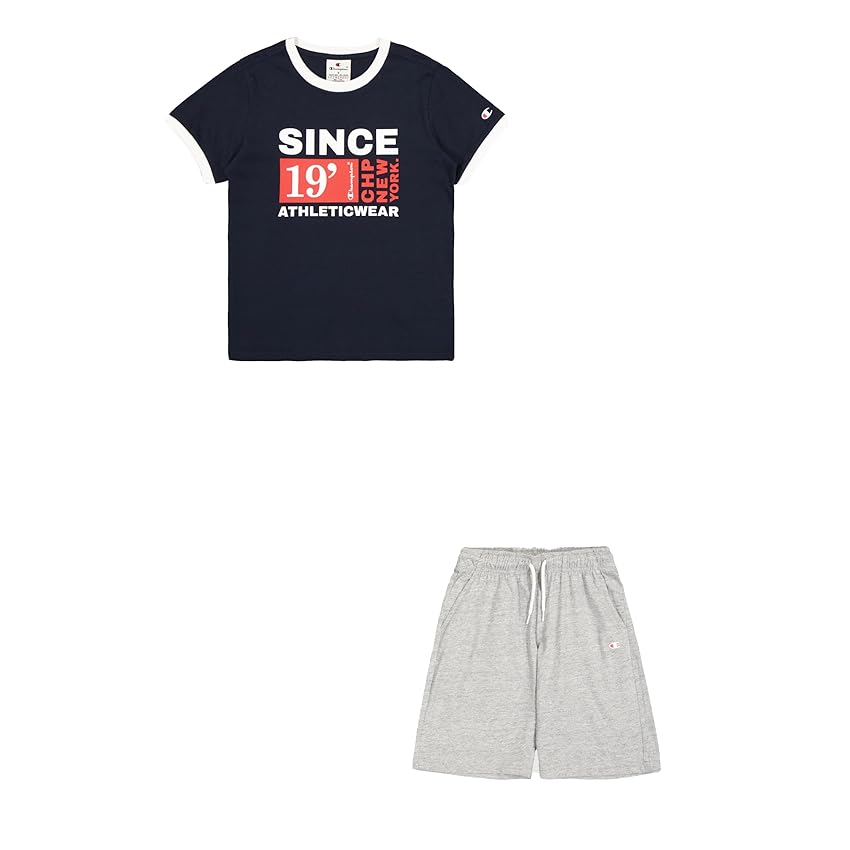 Champion Legacy Boy-Graphic Crewneck Set with Large Print Champion Legacy Boy-Graphic Crewneck Set with Large Print