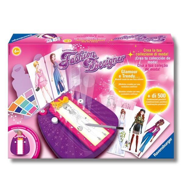 Ravensburger - Fashion Designer | Gira La Moda Gioco Bambina | Regalo Bambina 6 Anni