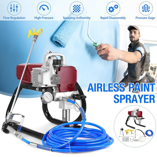 Macchina a spruzzo per spruzzatore di vernice per pareti airless ad alta pressione