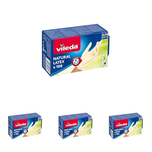 Vileda Guanti Natural Latex 100