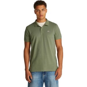 Tommy Jeans Tjm Slim Placket Polo Ext Dm0Dm20676