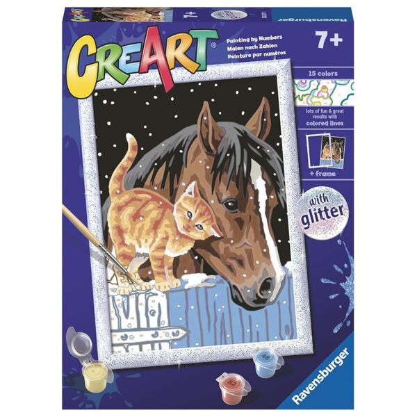 Ravensburger - Creart Serie D Insoliti Amici | Kit Pittura Bambini | Dipingere Con