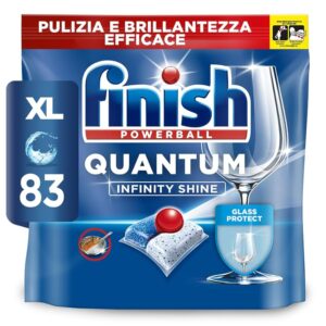 Finish Quantum Infinity Shine Pastiglie Lavastoviglie